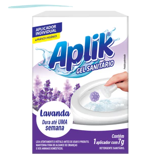 Gel Sanitário Adesivo Limpeza Vaso Sanitário Aplicador Unico 7g (Aprox. 150 Descargas)