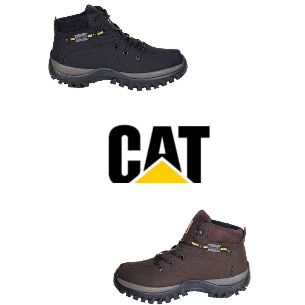 botas cat DUAS CATERPILLAR adventure masculina trilha pescaria escalada ...