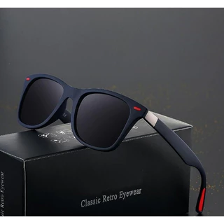 Óculos de Sol Masculino Escuro com Proteção UV400 Preto Estilo Moderno Envio Imediato