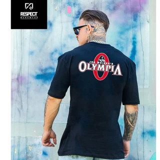 Camiseta Academia Mr Olympia Treino Oversized Camisa Larga Algodão Bory Offseason