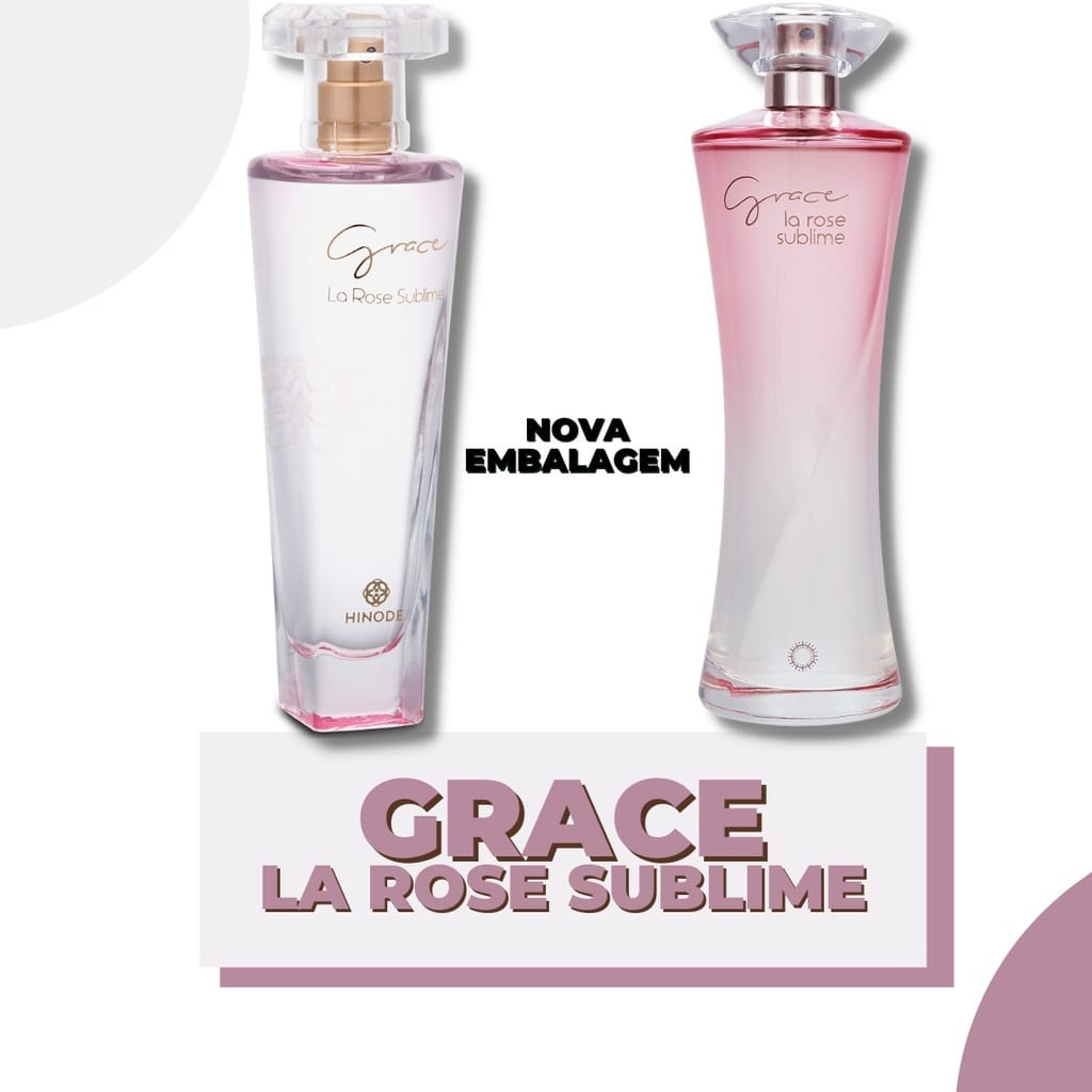 Perfume Feminino Grace La Rose Sublime Hinode (Original) Shopee