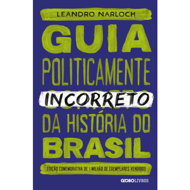 Livro guia politicamente incorreto da história do Brasil | Shopee Brasil