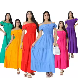 Kit Com 3 Vestido Moda Feminina Para Menina Adolecente Juvenil Tamanho 10-12-14-16 Anos