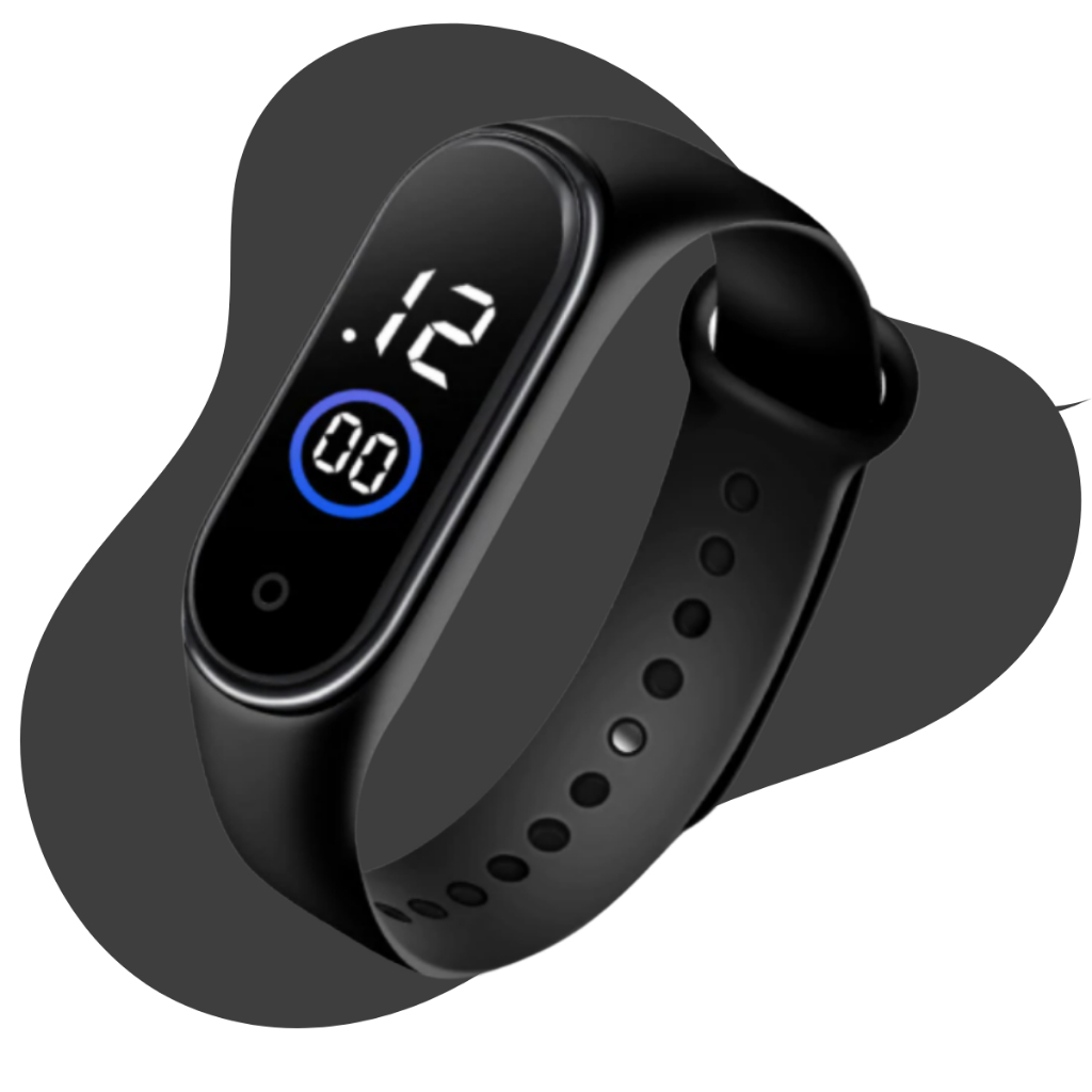 Relógio Pulseira Led Digital Adulto Criança Infantil Homem Mulher Menino Menina Esporte