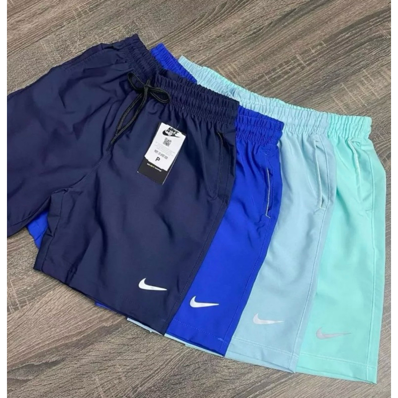 kit 3 short Bermuda impermeável NK academia treinos caminhadas ,Verão Praia Férias Promoção