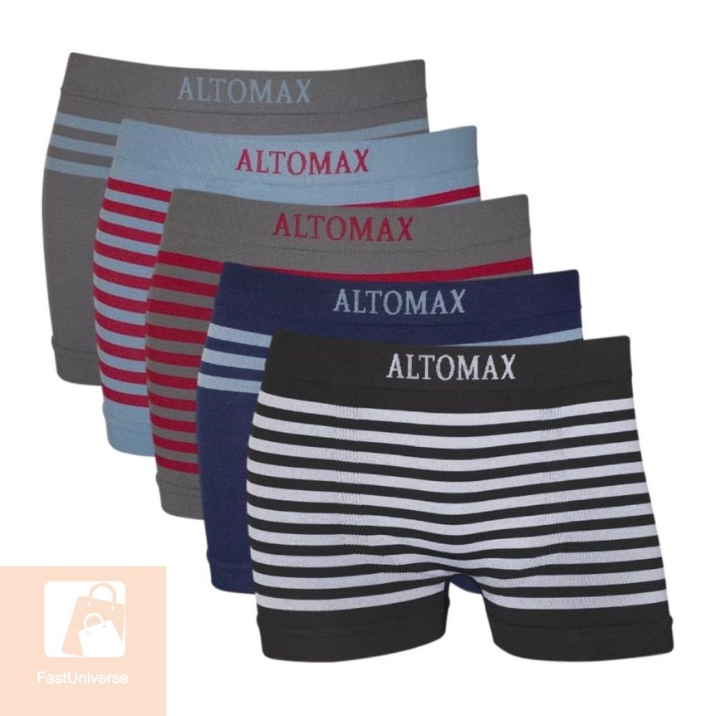 Kit Cueca Boxer Adulto Sem Costura Microfibra - Sortido