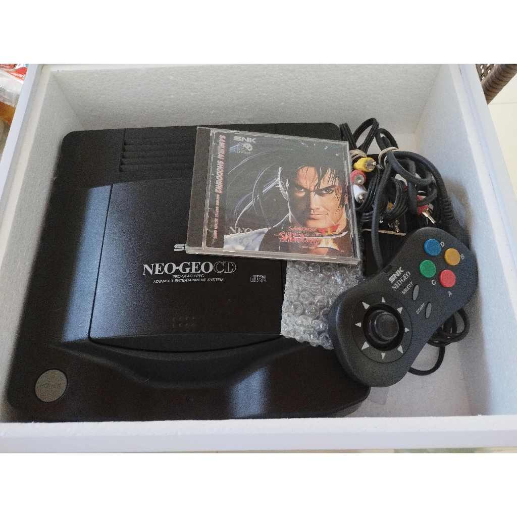 Neo Geo CD Top Loader Leitor Revisado rodando perfeitamente. | Shopee ...