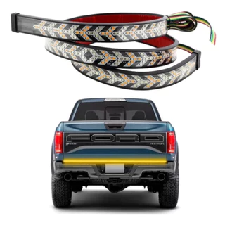Fita Led Flexível 150cm 12v 24v Farol Drl Seta Sequencial 300 Led IP67