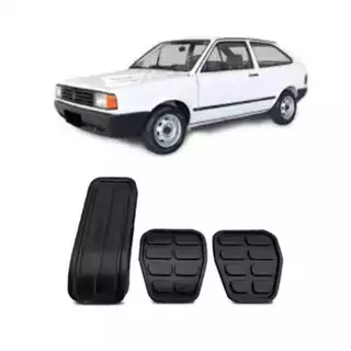 Kit Capa Pedal Freio Embreagem Acelerador Gol Quadrado 1980 a 1994