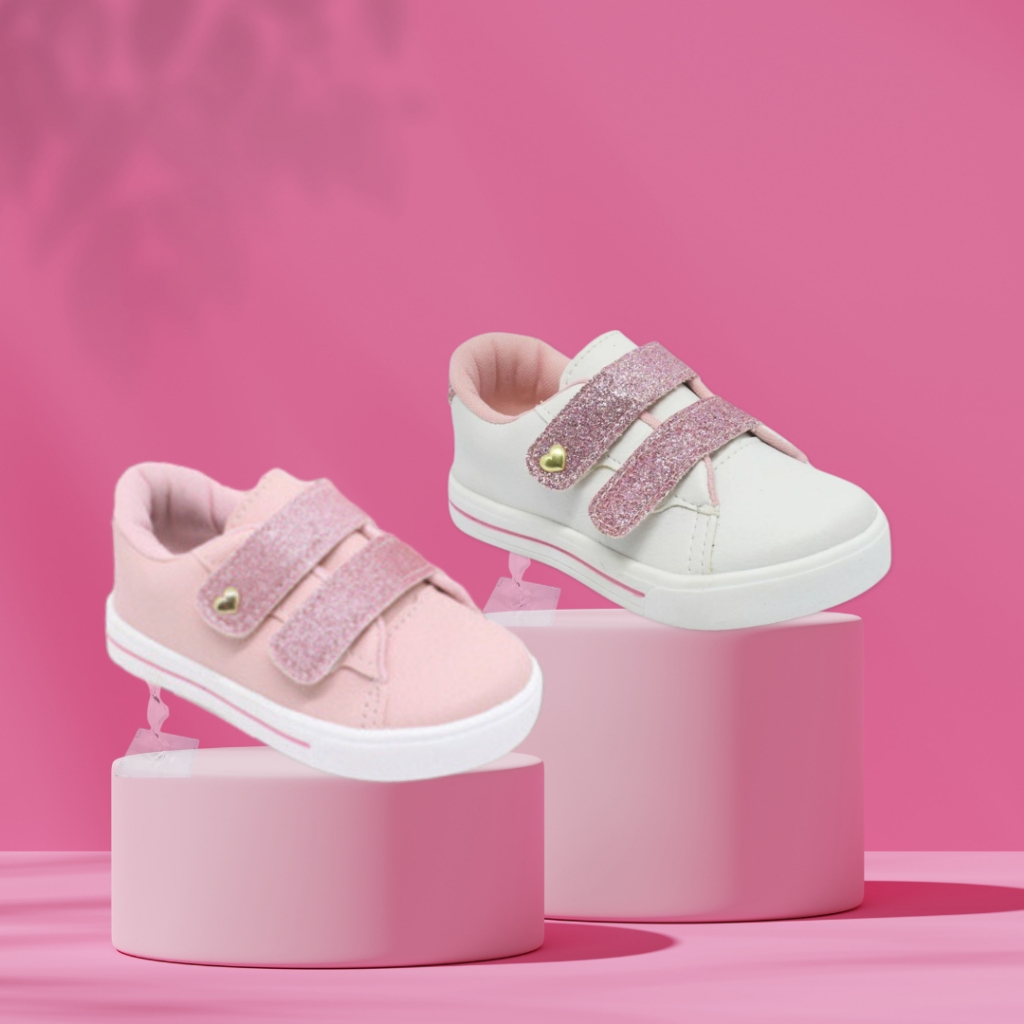 Tenis glitter fashion infantil