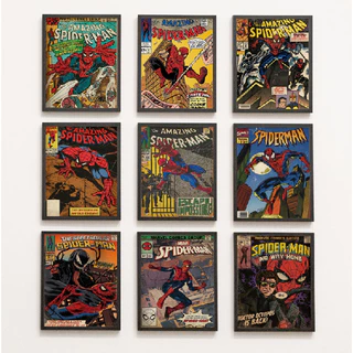 Placa Quadro Decorativo Homem Aranha Coleção