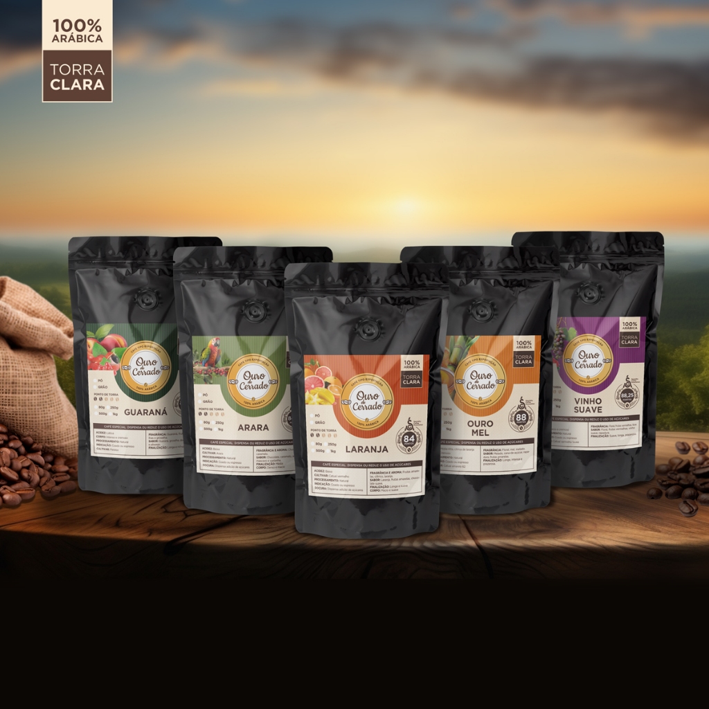 2,5kg Kit 5 pacotes de 500g de cafés especiais