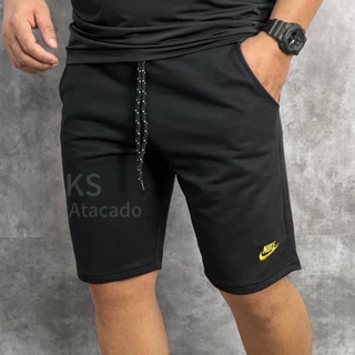 Bermuda Masculina Moletom Shorts Moleton Masculino Academia Treino