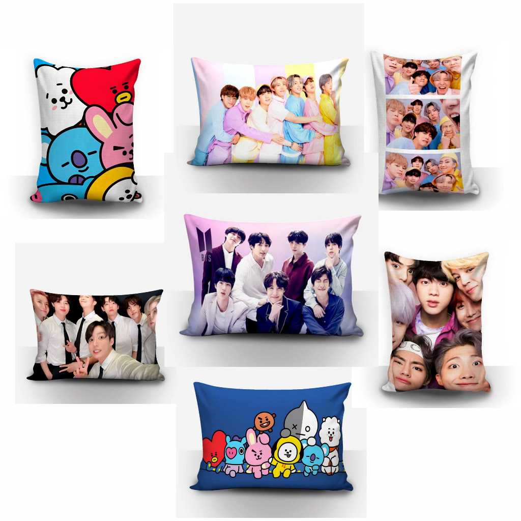 Almofadas BTS K-pop Vários Modelos e Tamanhos