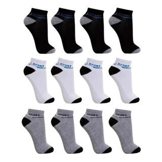 KIT 12 PARES DE MEIAS SOQUETE 38AO 43 LANÇAMENTO AQUI NO BRASIL ORINAL UNICA COM SISTEMA CONFORTO PÉ