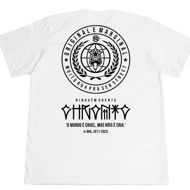 Camiseta Basic Streetwear Oversized Chronic 100% Algodão 3731