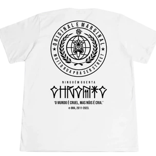 Camiseta Basic Streetwear Oversized Chronic 100% Algodão 3731