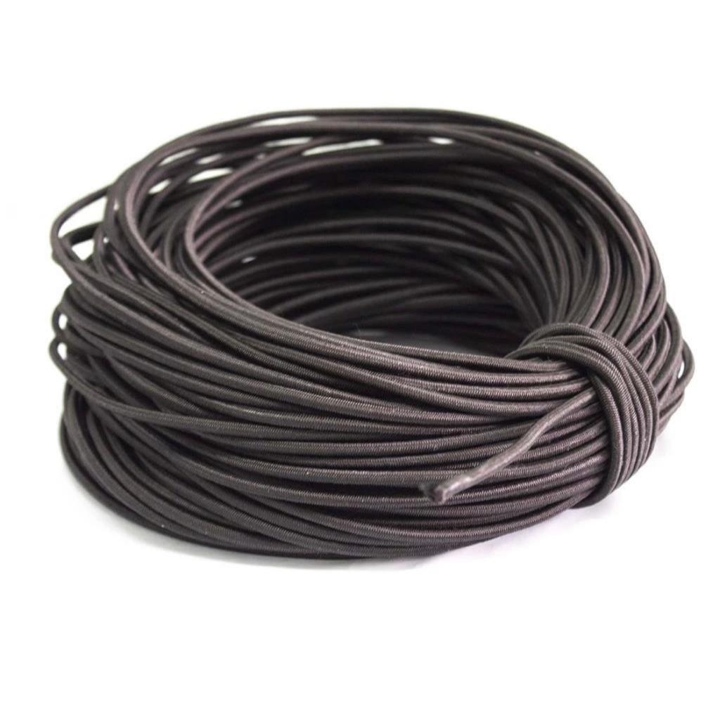 Corda Elastica In Gomma 3mm X 15m - Per Teloni, Campeggio, Fai Da Te, Resistente
