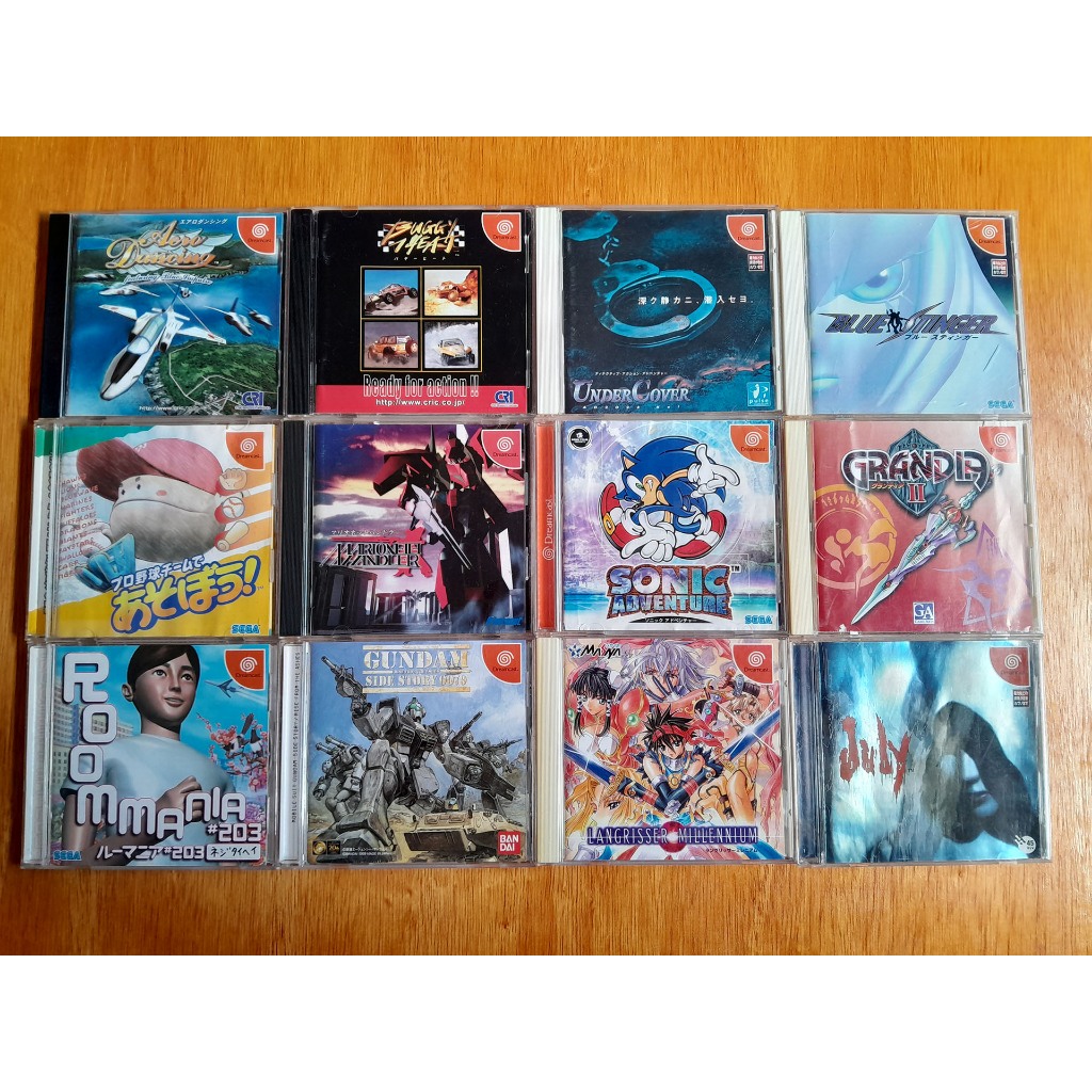 Lote de 12 jogos Originais para Dreamcast