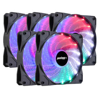 Kit 5 Cooler Fan Led High Quality (Escolha o seu) 120mm Gabinete Pc Gamer Ventoinha - Pontogg