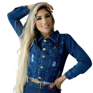 Jaqueta Jeans Feminina Clássica - Estilo que Nunca Sai de Moda! "Life Free."