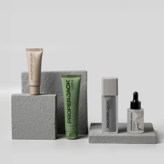 Kit Antiacne Masculino - Proper Jack - Combate E Prevenção De Cravos e Espinhas - Solução para Acne