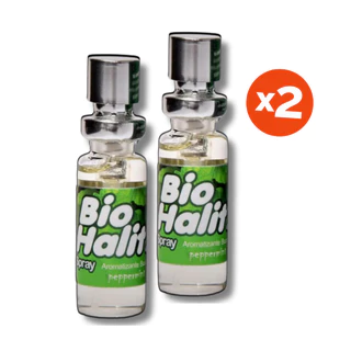 Kit 2 Bio Halitz Spray 6ml Peppermint Hálito Puro e Refrescante NatuFlores em Oferta na Shopee
