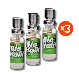 Kit 3 Bio Halitz Spray 6ml Peppermint Hálito Puro e Refrescante NatuFlores em Oferta na Shopee