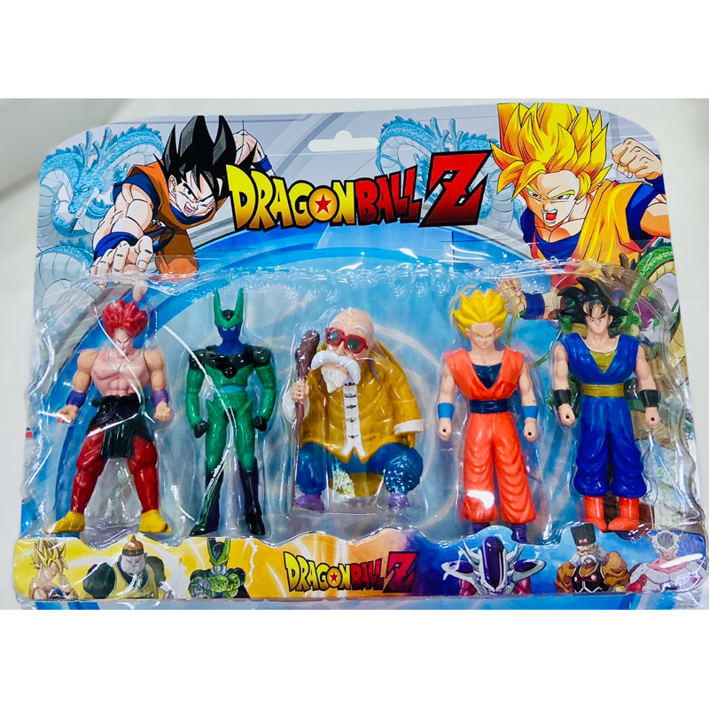 Dragon Ball Z Kit 5 Bonecos Goku Vegeta Majin Boo 10cm | Shopee Brasil
