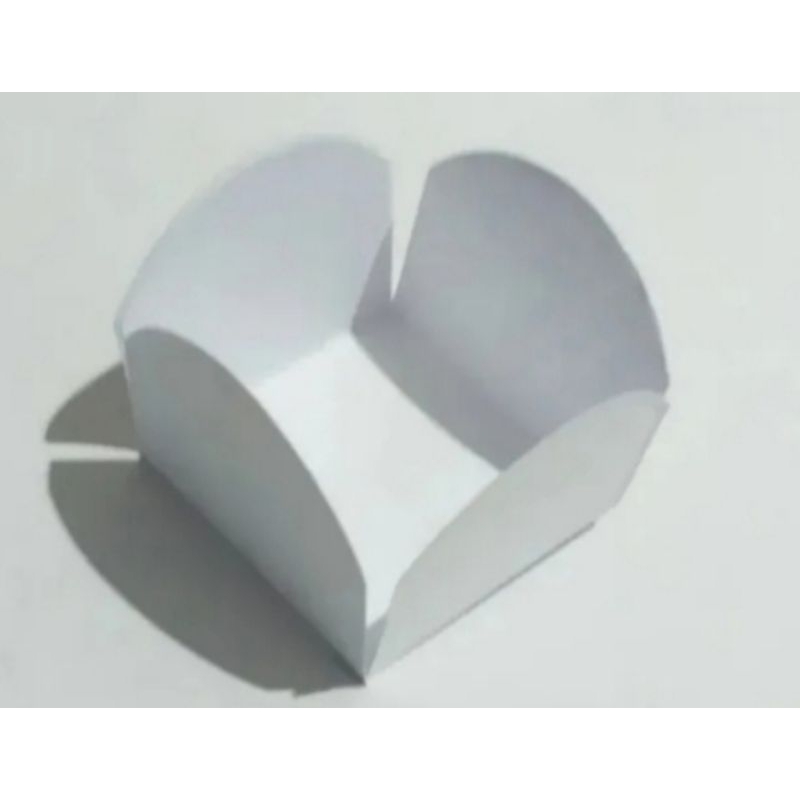 2000 forminhas para doces 4 pétalas Branca 3.3 X 3.3 cm