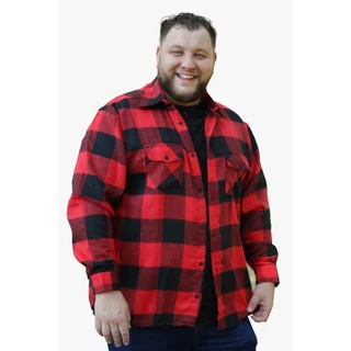Camisa Social Flanela adulto masculina xadrez tamanho especial, plus size, extra grande.