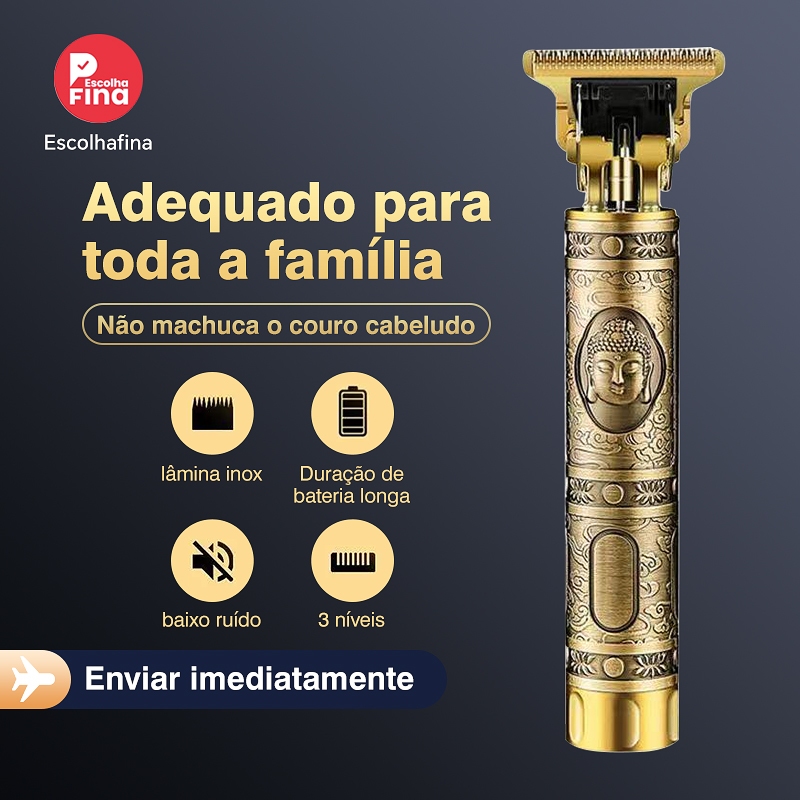 Máquina De Cortar Cabelo Para Barba Masculina，Nariz/Orelha/Rosto / Depilador Facia