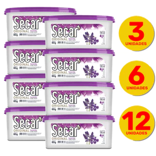 Kit Promocional Anti Mofo Secar 80g Evita Umidade Fungos Cheiro Guarda Gavetas Armários Roupas