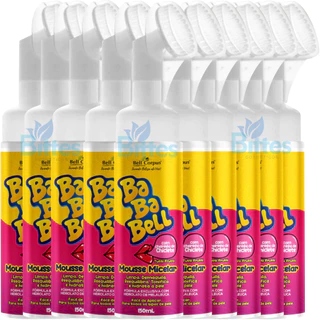 10 KIT MOUSSE MICELAR TUTTI FRUTTI BABABELL BELL CORPUS COSMÉTICOS ROSTO LIMPO FACIAL