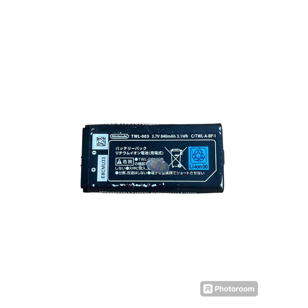 Bateria Original Nintendo DSi TWL-003 3.6v 840mAh 3.1Wh