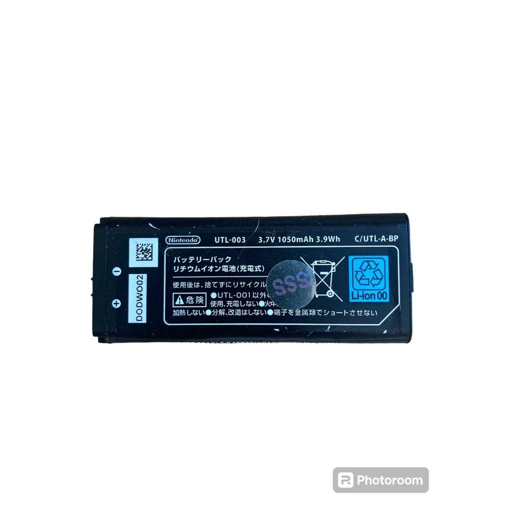 Bateria Nintendo DSi XL Original Semi Nova UTL-003 3.7V 1050mAh 3.9Wh