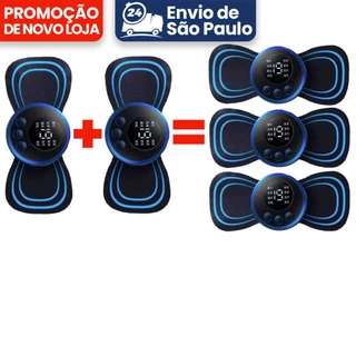 Promoção kit 3 Massageador Elétrico por Impulso Elétrico! Cervical, Lombar e Corpo EMS