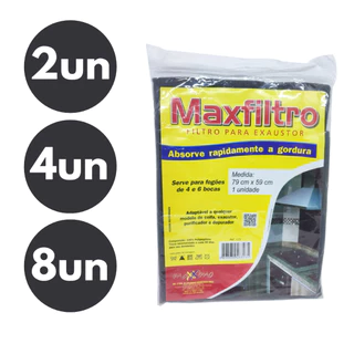 Kit Filtro Para Coifa Exaustor Suggar Depurador Purificador Tamanho Universal