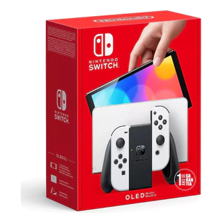Nintendo Switch OLED 64GB BRANCO E PRETO Original Lacrado com NF