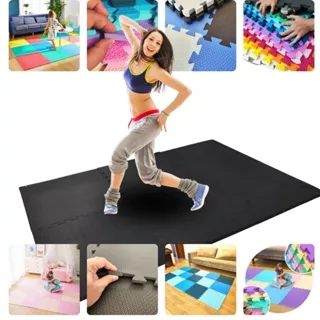 Kit 8 Tapete EVA Tatame 50x50cm de 10mm 2m² Emborrachado Encaixe Economico Pq Defeitos Infantil Bebê