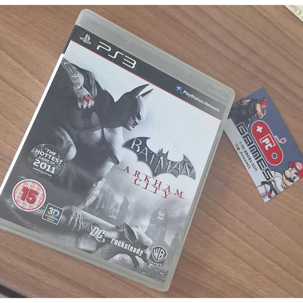 Jogo Batman Arkham City PS3 Mídia Física