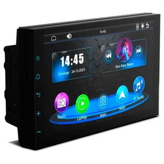 Central Multimídia 7 polegadas CarPlay Universal Mp5 Android Auto Espelhamento Android IOS