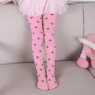Meia Calça Grossa Infantil Para Bebê a Juvenil Meia Segunda Pele Para O Inverno