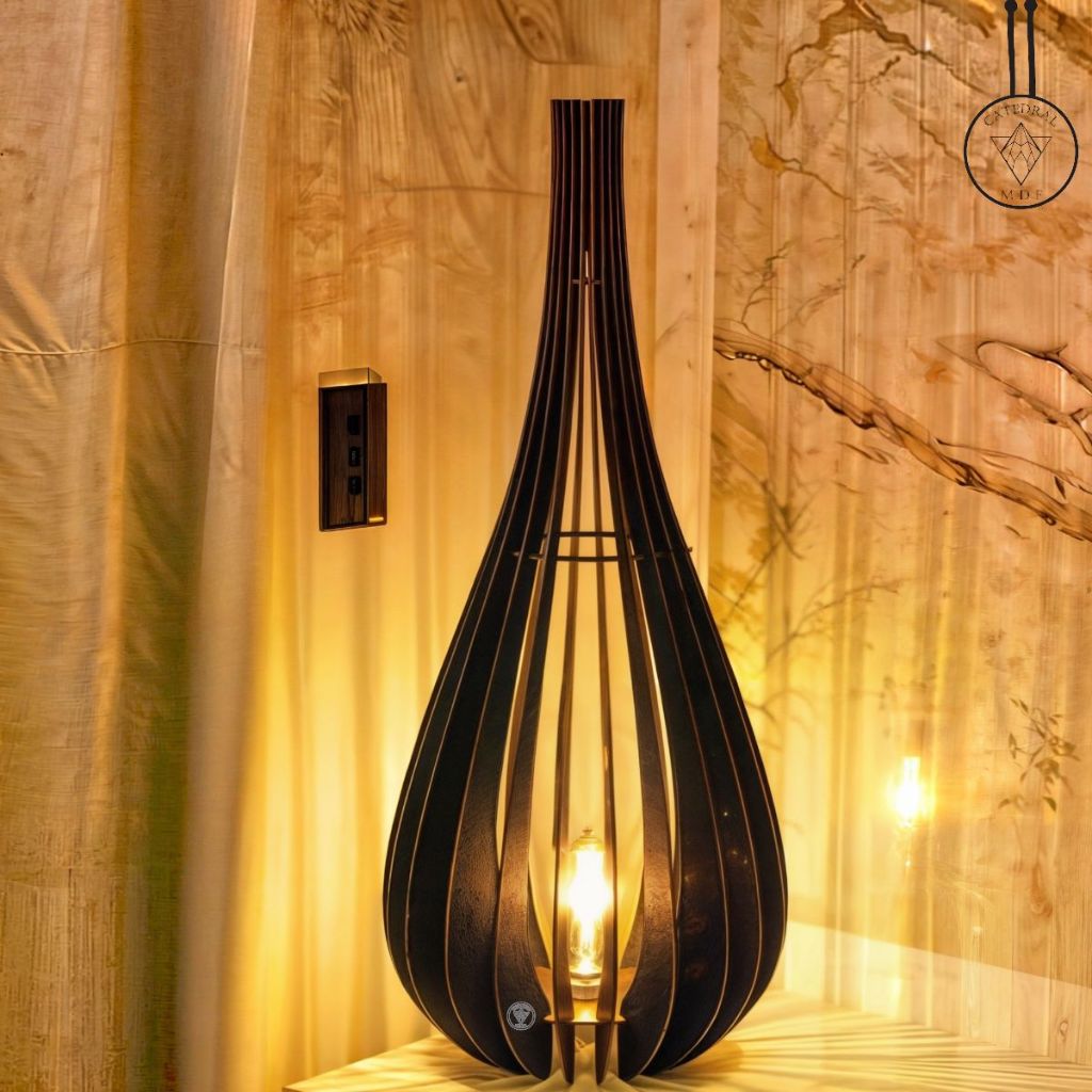 Abajur de Chão Gota Iluminador de Sala Quarto Escritório Luminaria de Piso Decorativa em PROMOÇÃO | Shopee Brasil