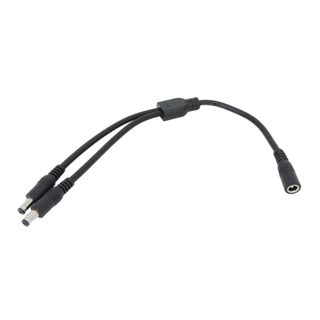 5 Cabo Conector Com 1 Entrada P4 Fêmea e 2 Saídas P4 Macho Para Fita LED 12-24v