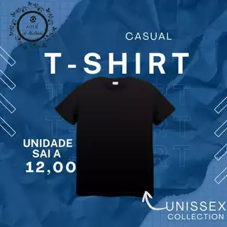 kit 5 camisetas pretas 100% algodão premium direto de fabrica