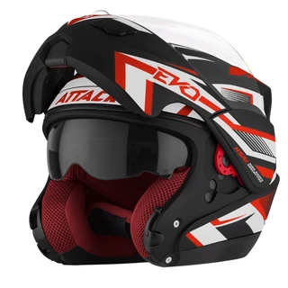 Capacete Escamoteável Pro Tork Attack Evo Robocop Articulado Evo Fechado Fosco Feminino e Masculino Viseira Cristal
