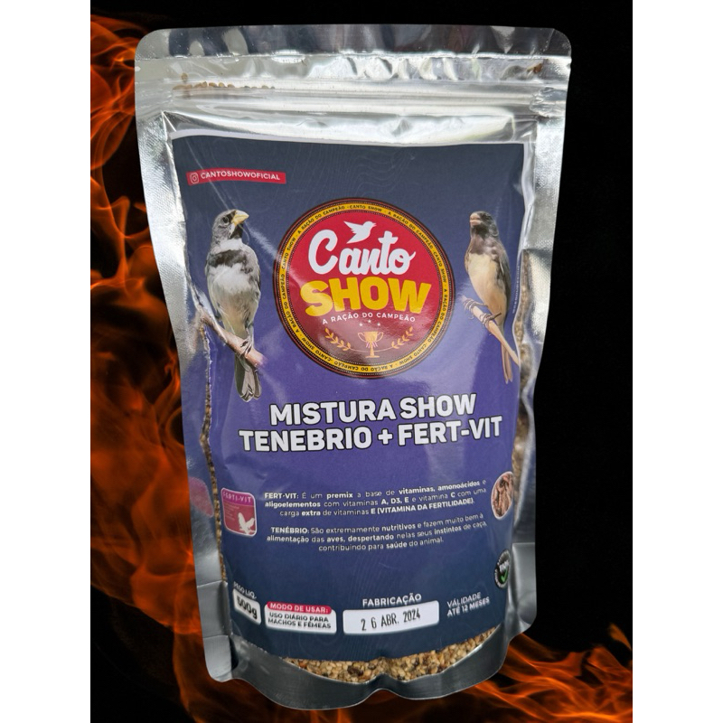 Mistura show 500g -alimento para pássaros