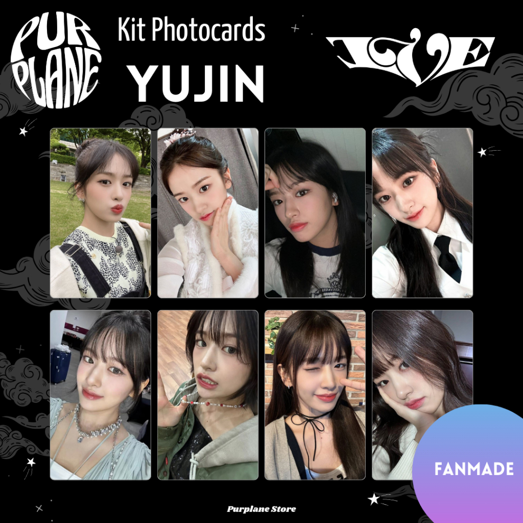 Photocards Yujin IVE Selca Kpop Fanmade | Shopee Brasil