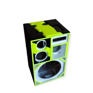 Caixa Bob Residencial Full trape falante de 12" ou 15" Médio de 8" ou 10"